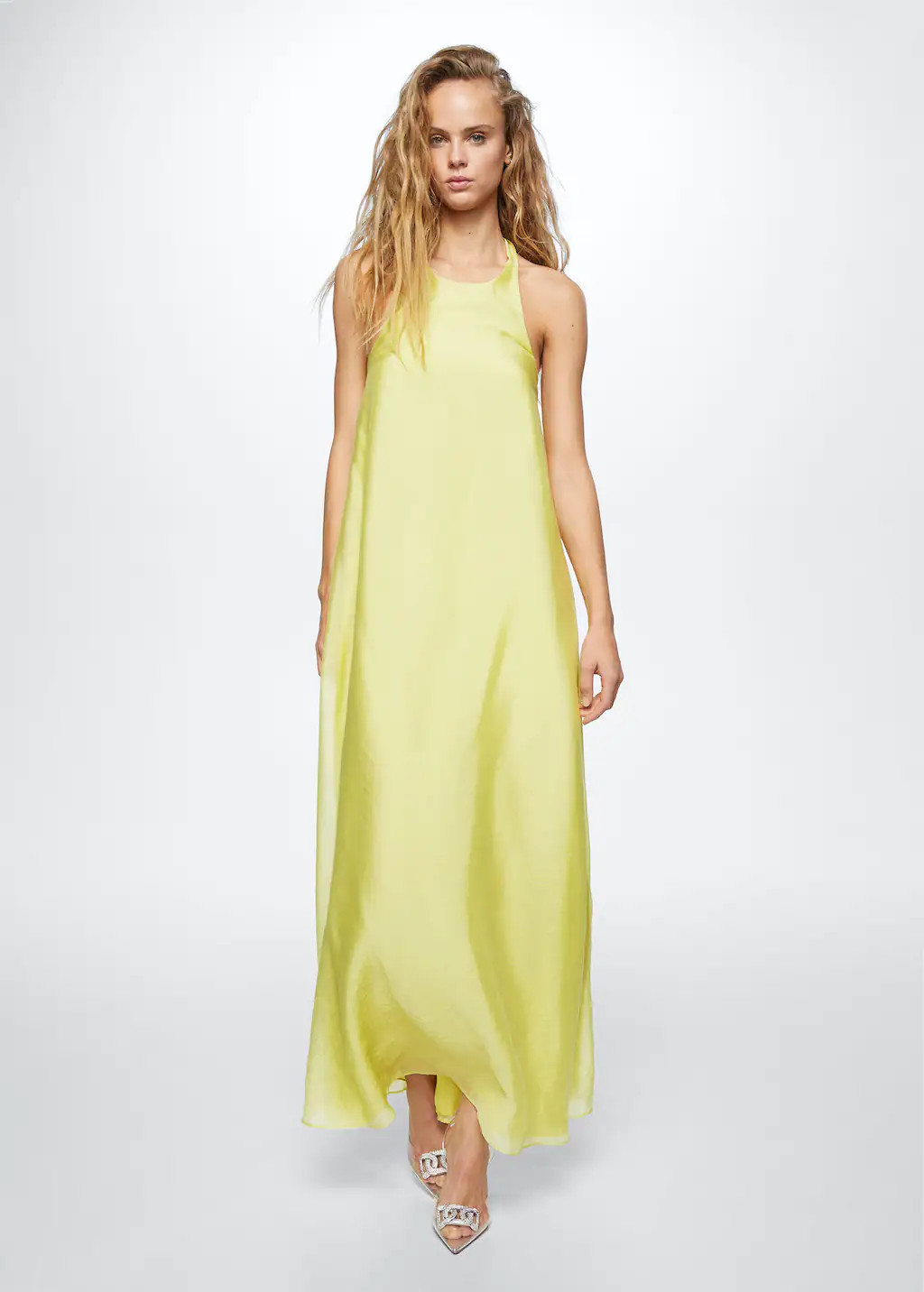 Back bow dress | MANGO (US)