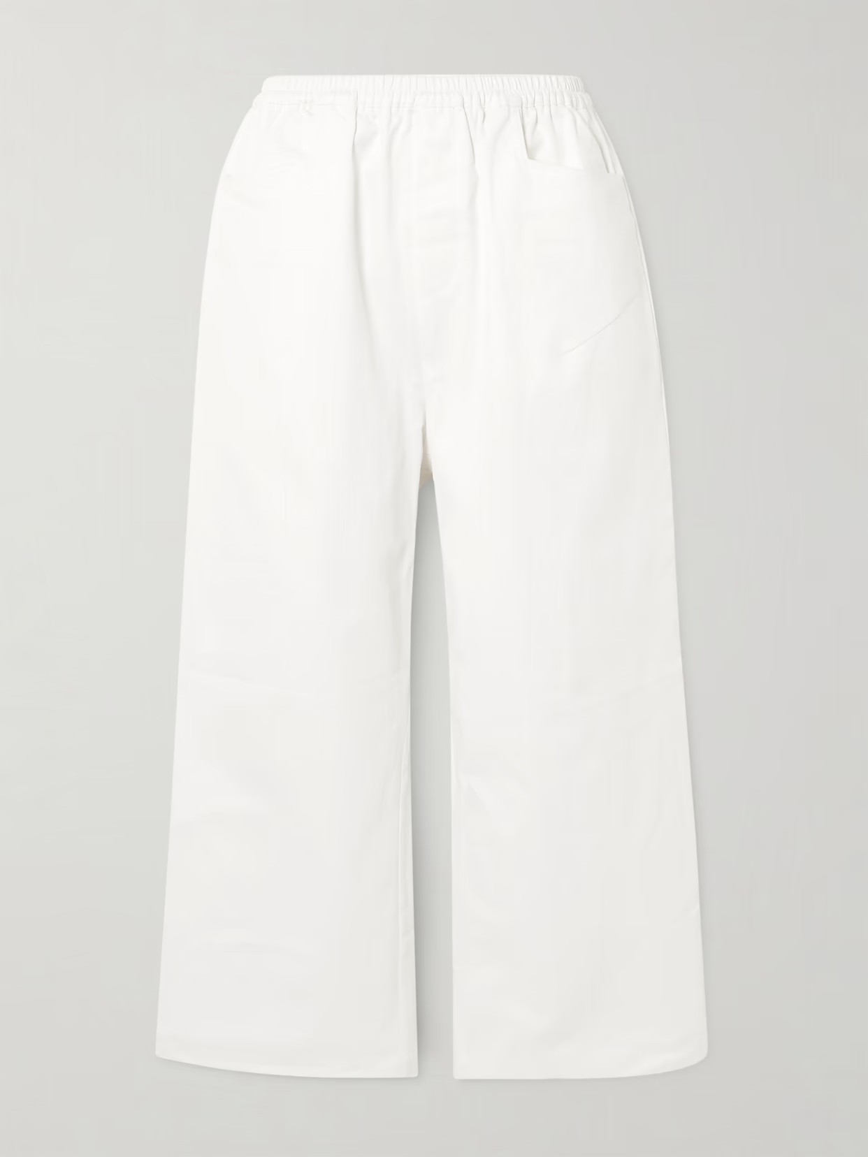 Deiji Studios - Organic Cotton-twill Wide-leg Pants - White | NET-A-PORTER (US)