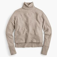 Turtleneck sweater with side slits in supersoft yarn | J. Crew US