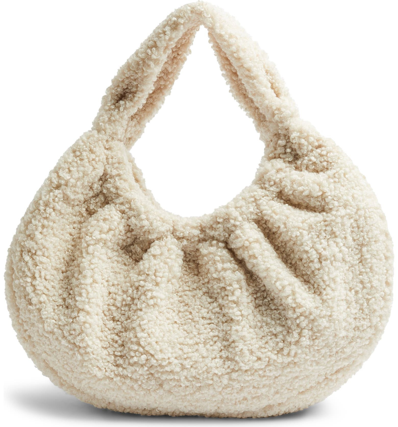 Borg Scrunchie Bag | Nordstrom
