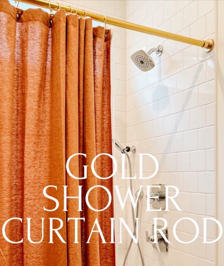 Amazon Home Finds 

This gold shower curtain rod looks so sleek in my bathroom. It is super easy to install and looks very high end  

#LTKfindsunder50 #LTKstyletip #LTKhome