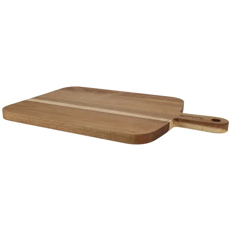 Just Feed Me by Jessie James Decker Acacia Wood Charcuterie Cutting Board | Walmart (US)