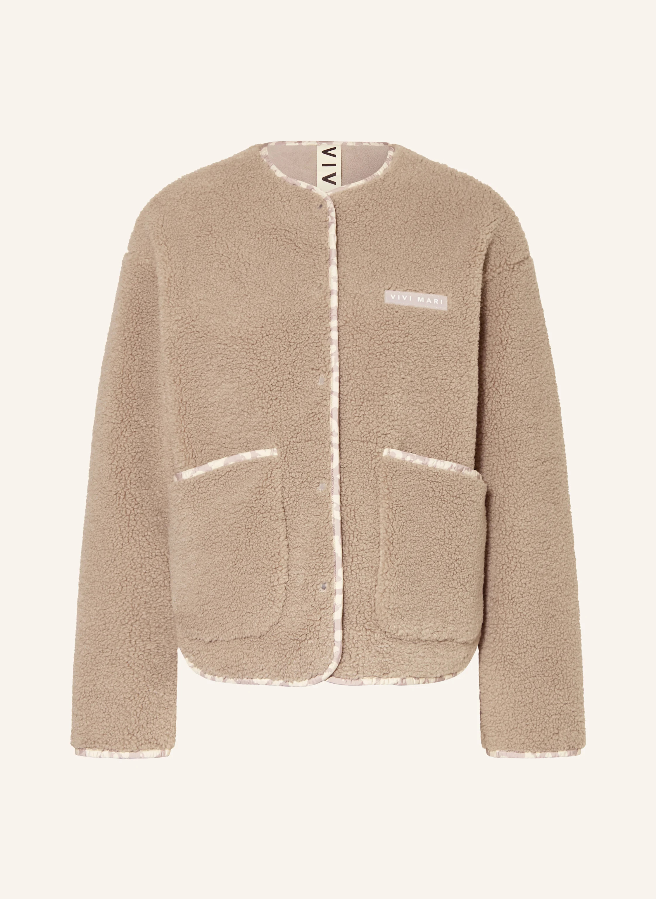 VIVI MARI Teddyfell-Jacke in camel | Breuninger (DACH)