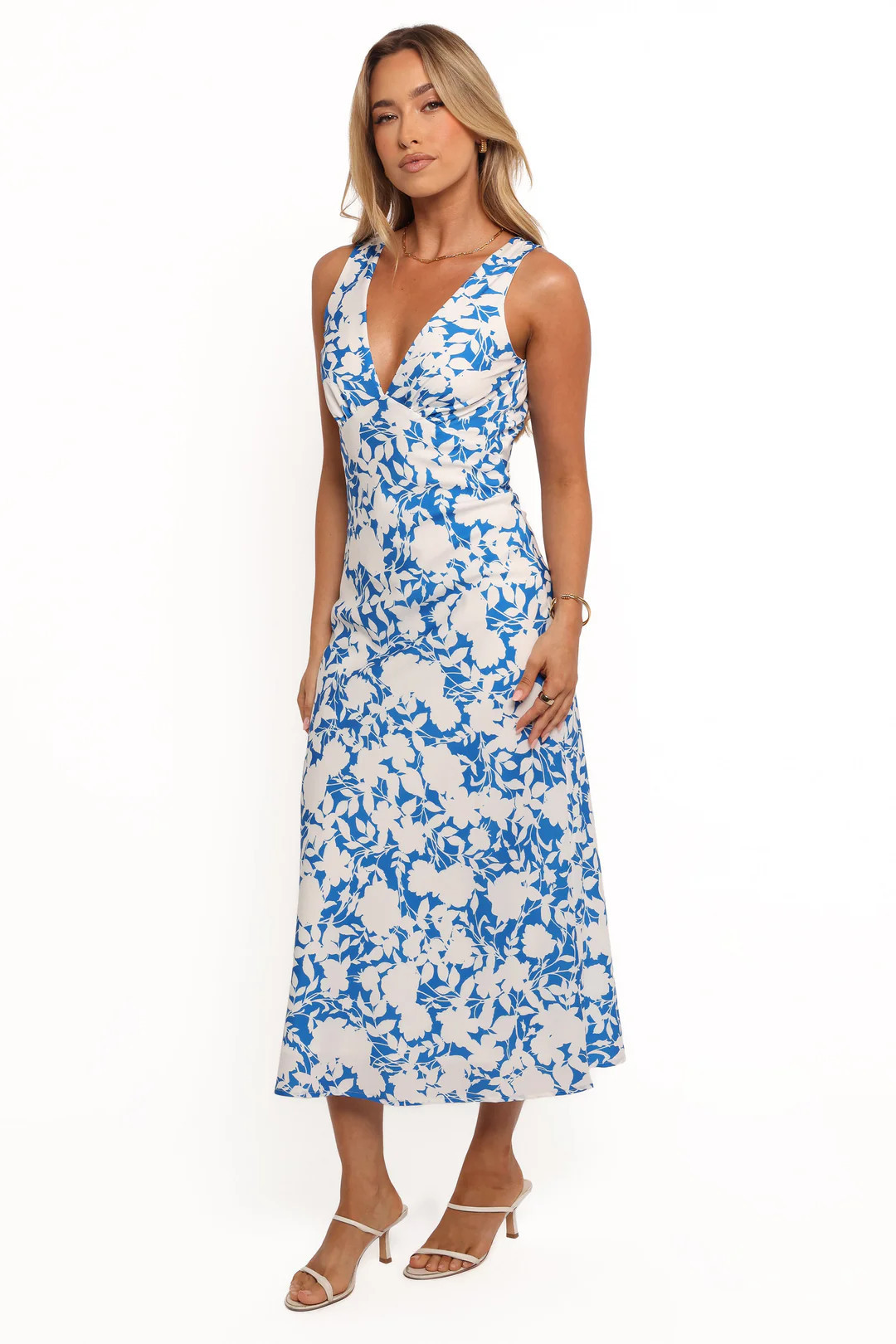 Caia Maxi Dress - Blue Floral | Petal & Pup (US)