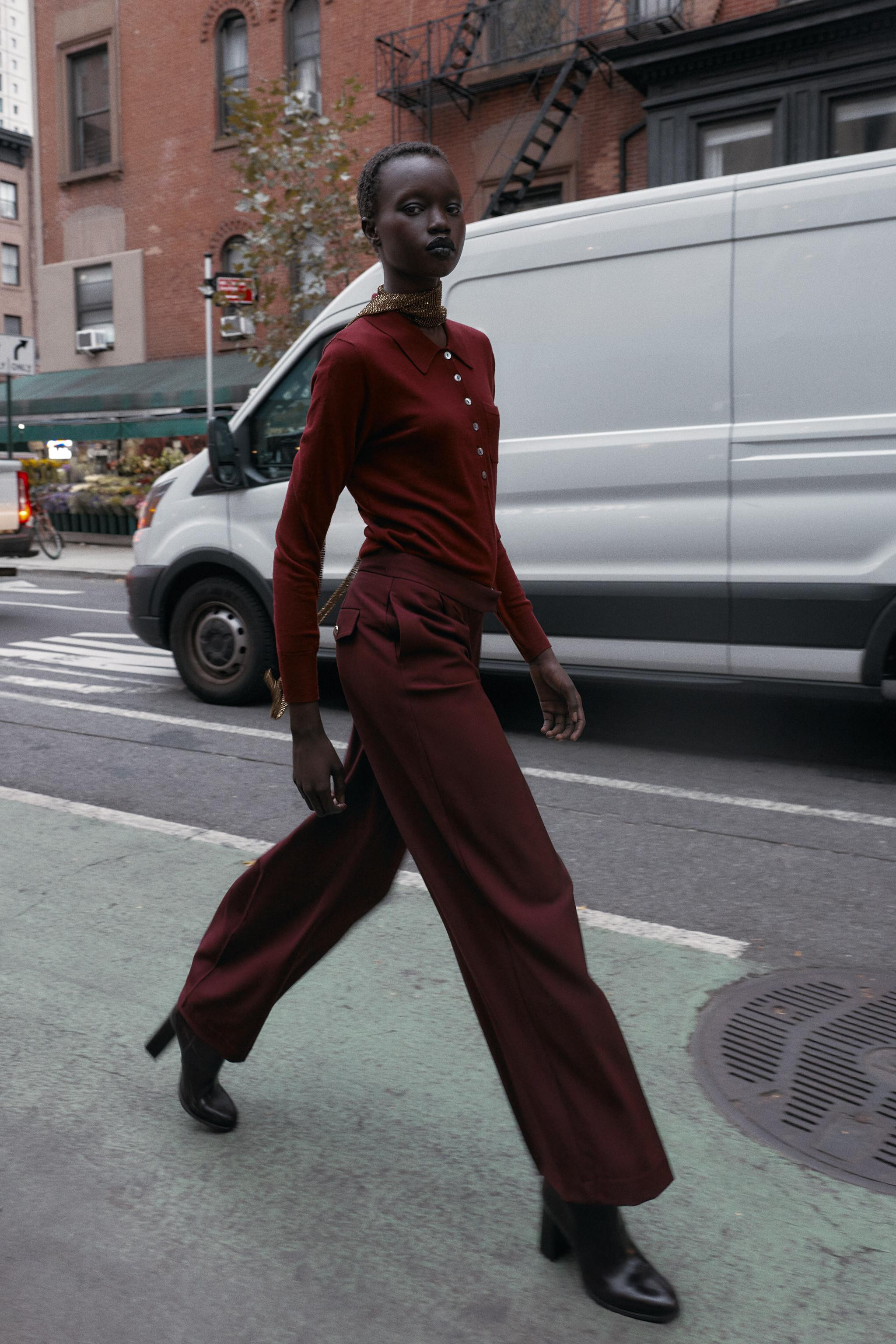 WOOL POLO SHIRT WITH POCKET | Zara UK