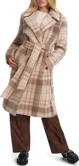 Noize Katja Vegan Wool Plaid Coat | Nordstromrack | Nordstrom Rack