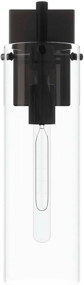 Modway Skylark Wall Sconce in Clear Black | Amazon (US)