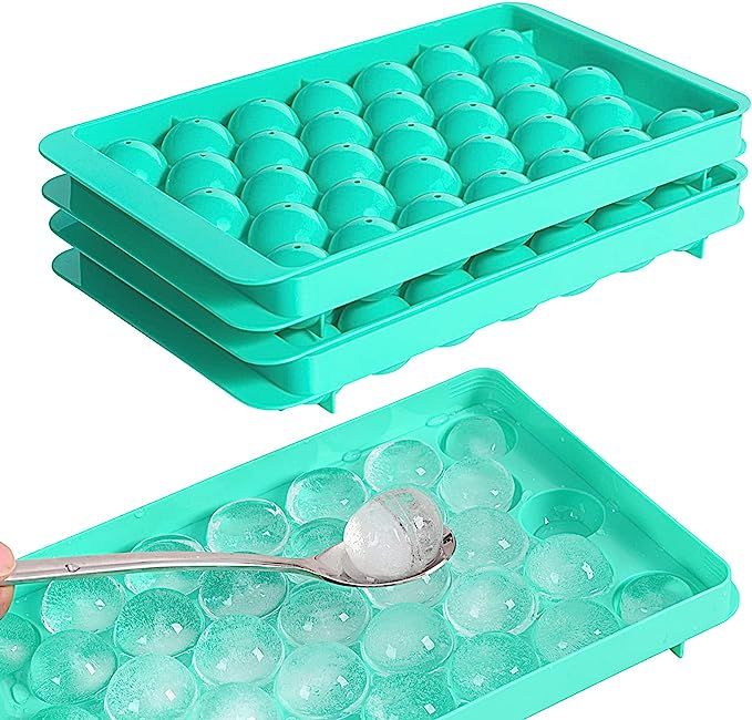 Ice Cube Tray,Waybesty Round Ice Trays for Freezer,Circle Ice Cube Molds Making 1.0 Inch Small Ic... | Amazon (US)
