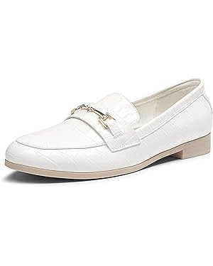 DREAM PAIRS Women's Loafers Penny Loafers Fashion Comfortable Flats Dressy Shoes | Amazon (US)