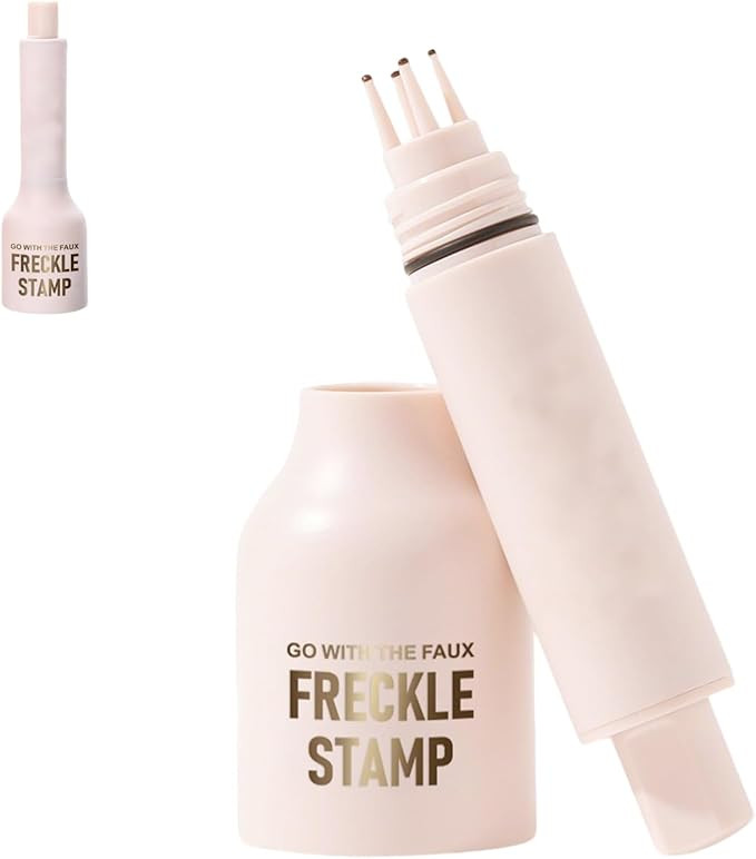 Faux Freckle Stamp, Fake Freckles Stamp Air Cushion, Liquid Freckle Pen, Waterproof Long Lasting ... | Amazon (UK)