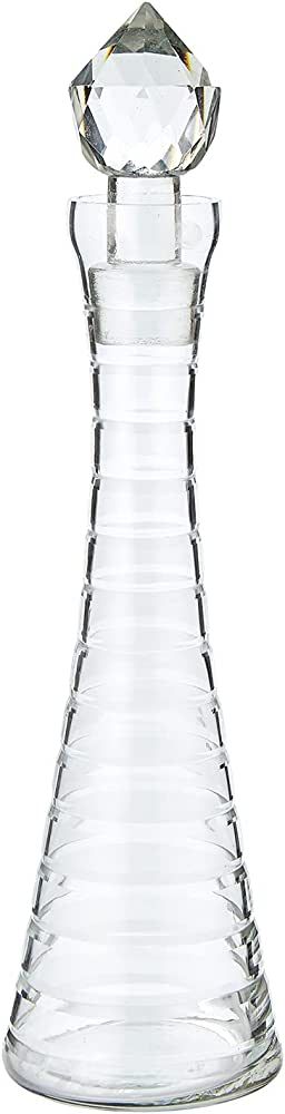 47th & Main Glass Decanter Bottle with Stopper, 10.25" Tall, Clear | Amazon (US)