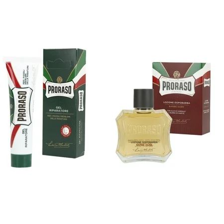 Proraso Aftershave Balm with Sandalwood and Shea Butter 3.4 oz + Proraso Styptic Gel 10 ml | Walmart (US)