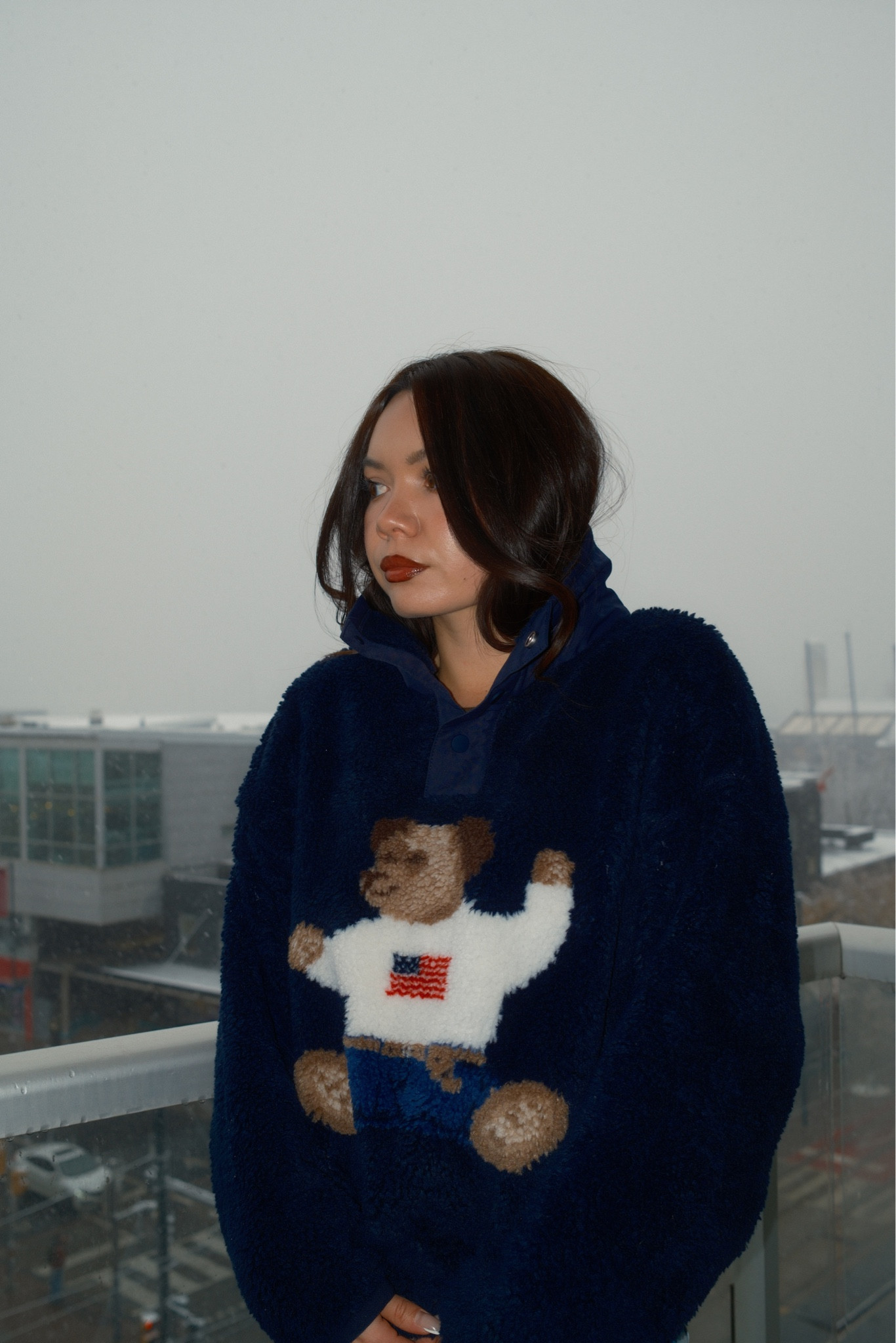 Coziest winter uniform unlocked ❄️ I’m wearing the Ralph Lauren Polo Bear fleece sweater in a size Small, and it fits true to size — perfectly slouchy and plush without swallowing your frame. If you want that extra-relaxed, oversized look, definitely size up one for a longer, roomier fit that pairs effortlessly with leggings or tall boots.

This style is a super-soft black teddy-fleece with the iconic Polo Bear front and centre — the ultimate cozy statement piece for cold-weather outfits. I styled it with slim black pants and tall boots for that clean, minimal winter look.

Fit Notes:
	•	True to size in the Small
	•	Size up for an oversized, borrowed-from-the-boys vibe
	•	Soft, warm fleece that’s perfect for layering

Care Instructions:
	•	Machine wash cold on a gentle cycle
	•	Turn inside out to protect the bear graphic
	•	Use mild detergent; no bleach
	•	Tumble dry low or lay flat to dry
	•	Cool iron on reverse only (avoid the graphic)

Perfect for winter coffee runs, cozy nights in, or building a polished-but-comfy cold-weather capsule wardrobe.

#LTKHoliday #LTKGiftGuide #LTKCyberWeek
