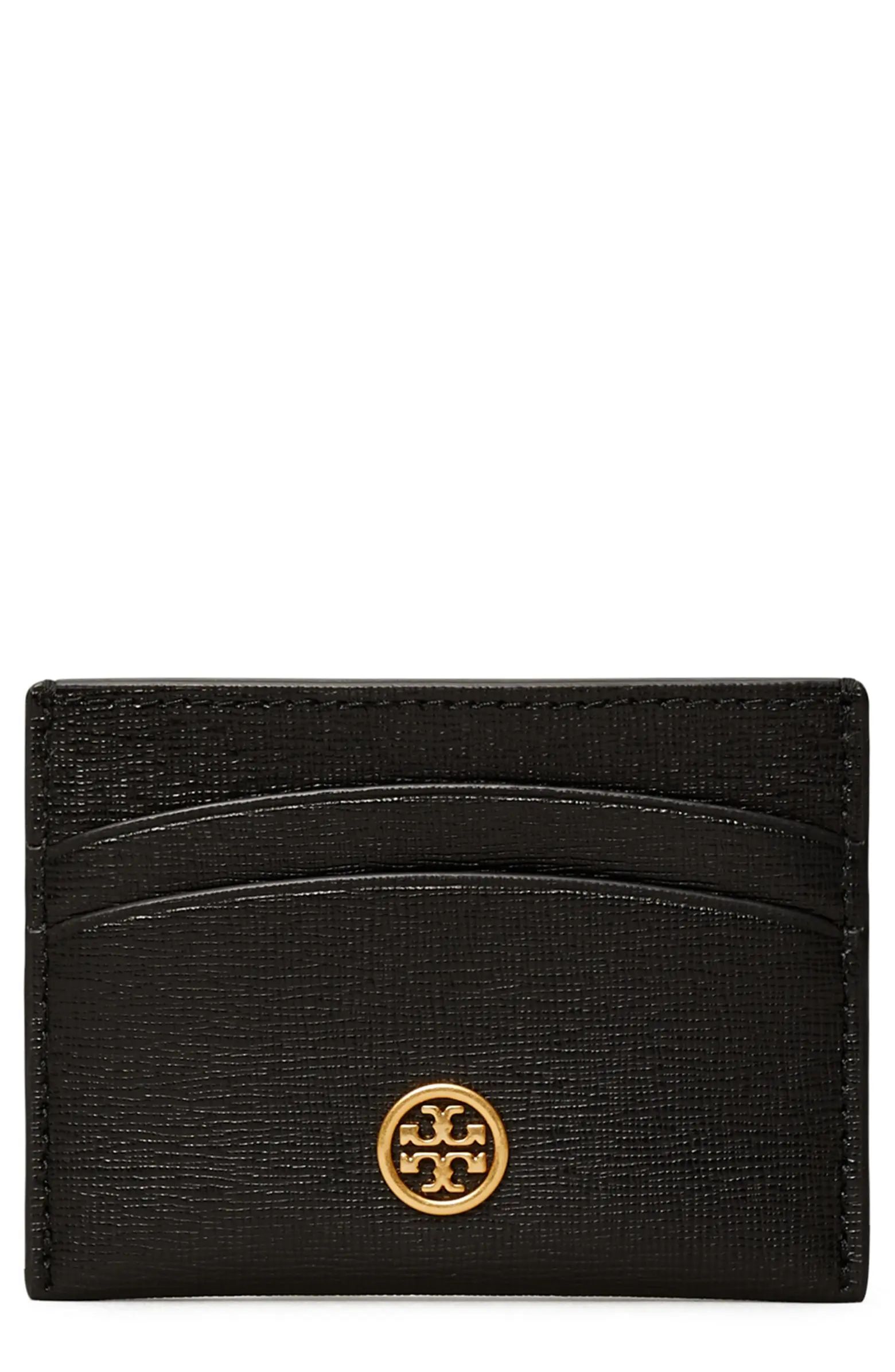 Tory Burch Robinson Leather Card Case | Nordstrom | Nordstrom