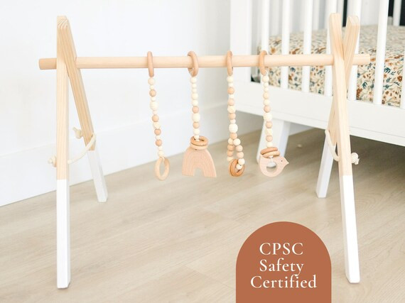 Baby Gym - Wooden Baby Gym - Wooden Play Gym - Baby Play Gym | Etsy (US)