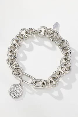 Chunky-Chain Coin Charm Bracelet | Anthropologie (US)