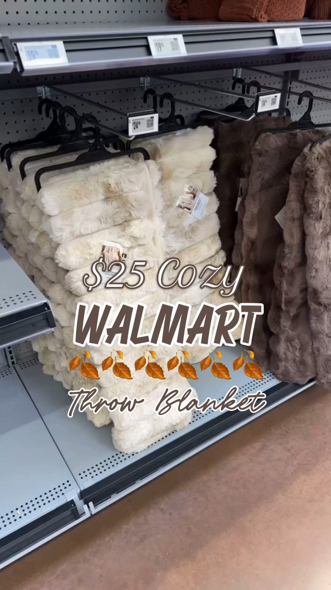 Walmart✨ Better Homes & Gardens Channel Dyed Vanilla Dream Faux Fur Oversized Throw, 50" x 72"

#LTKHome #LTKSeasonal #LTKTravel