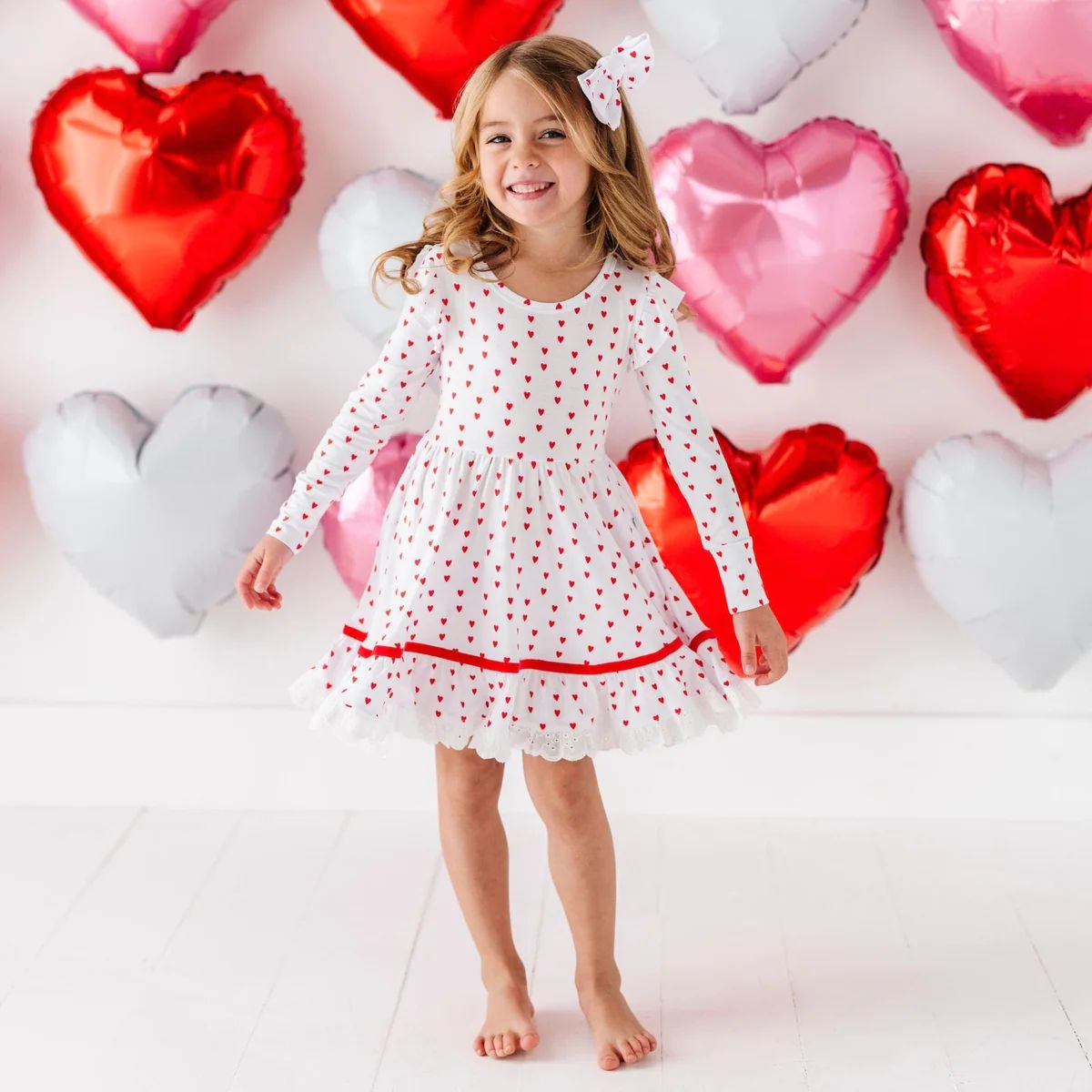 Heart to Resist Girls Party Dress & Shorts Set | Bums & Roses
