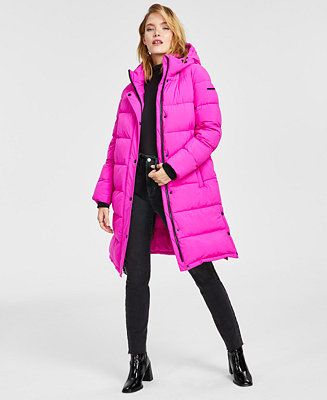 BCBGeneration Women's Hooded Puffer Coat, Created for Macy's & Reviews - Coats & Jackets - Women ... | Macys (US)