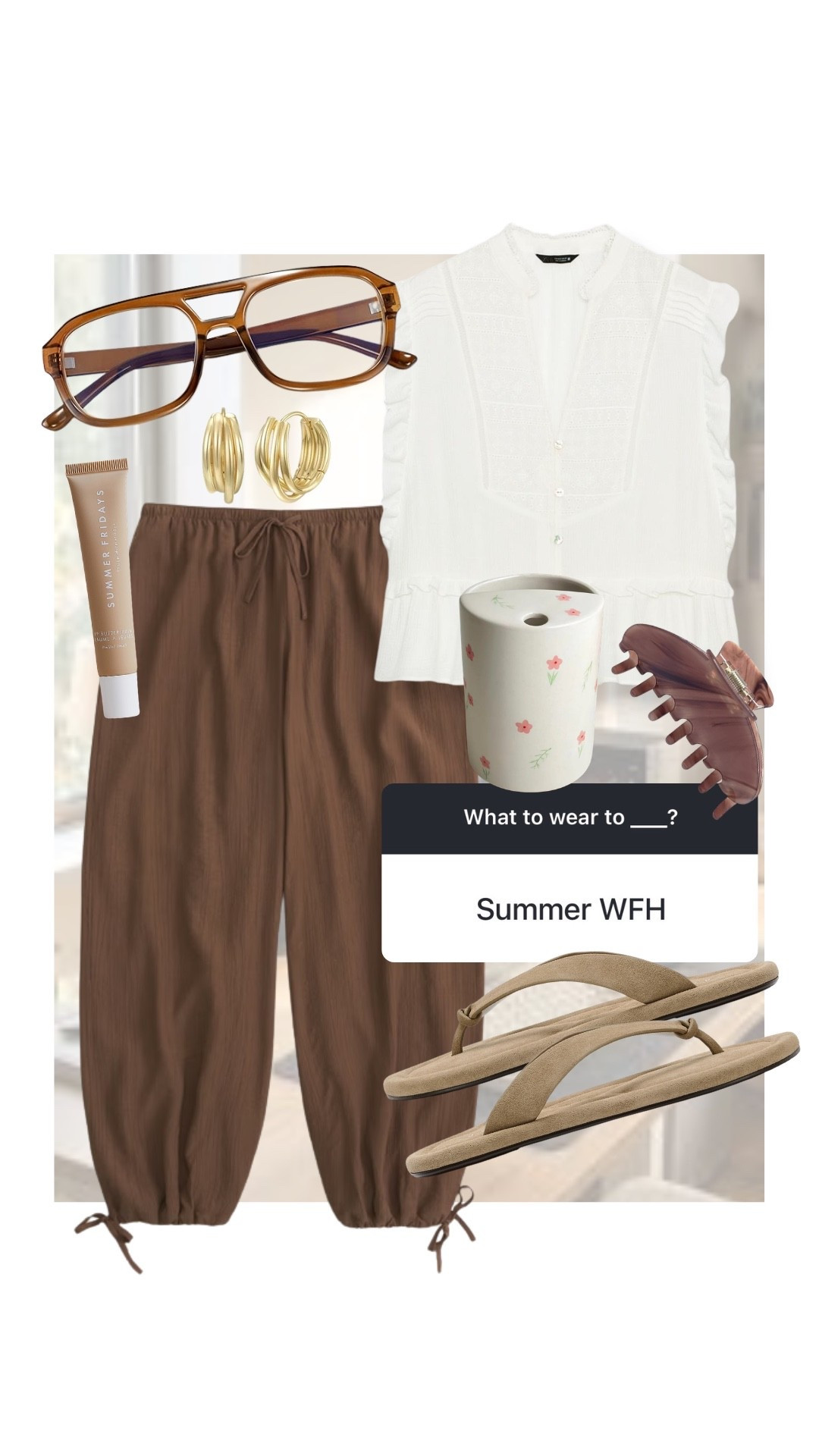 What to wear to work from home during the summer! #kathleenpost