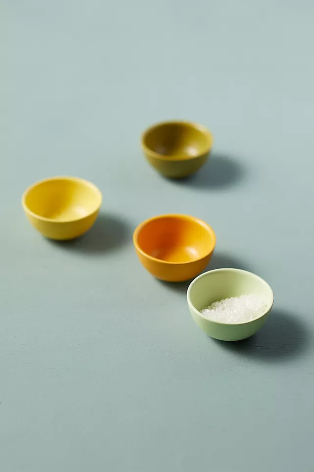 Ceramic Pinch Bowls, Green Set of 4 | Anthropologie (US)