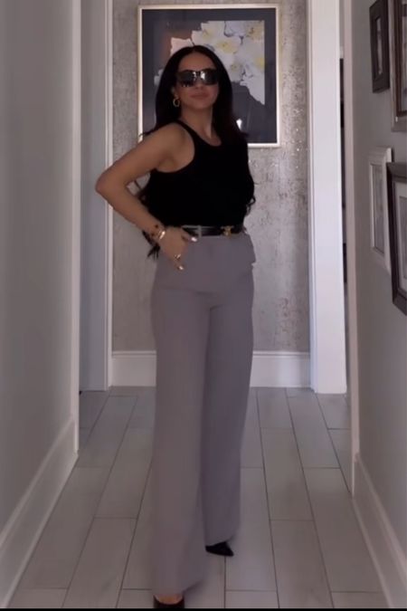 These pants are one of my go to trousers! They come in a few different fabrics, 3 lengths and many color options!!! 
Trouser outfit inspo || petite fashion || Abercrombie || summer style 

Pant size: 25 regular length 

#LTKStyleTip #LTKOver40