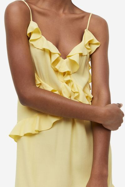 Flounce-detail Mini Dress | H&M (US + CA)