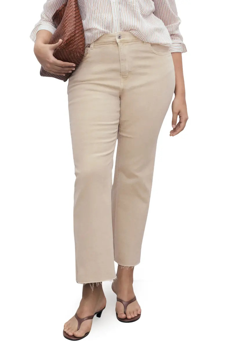 Sienna Raw Hem Crop Flare Jeans | Nordstrom