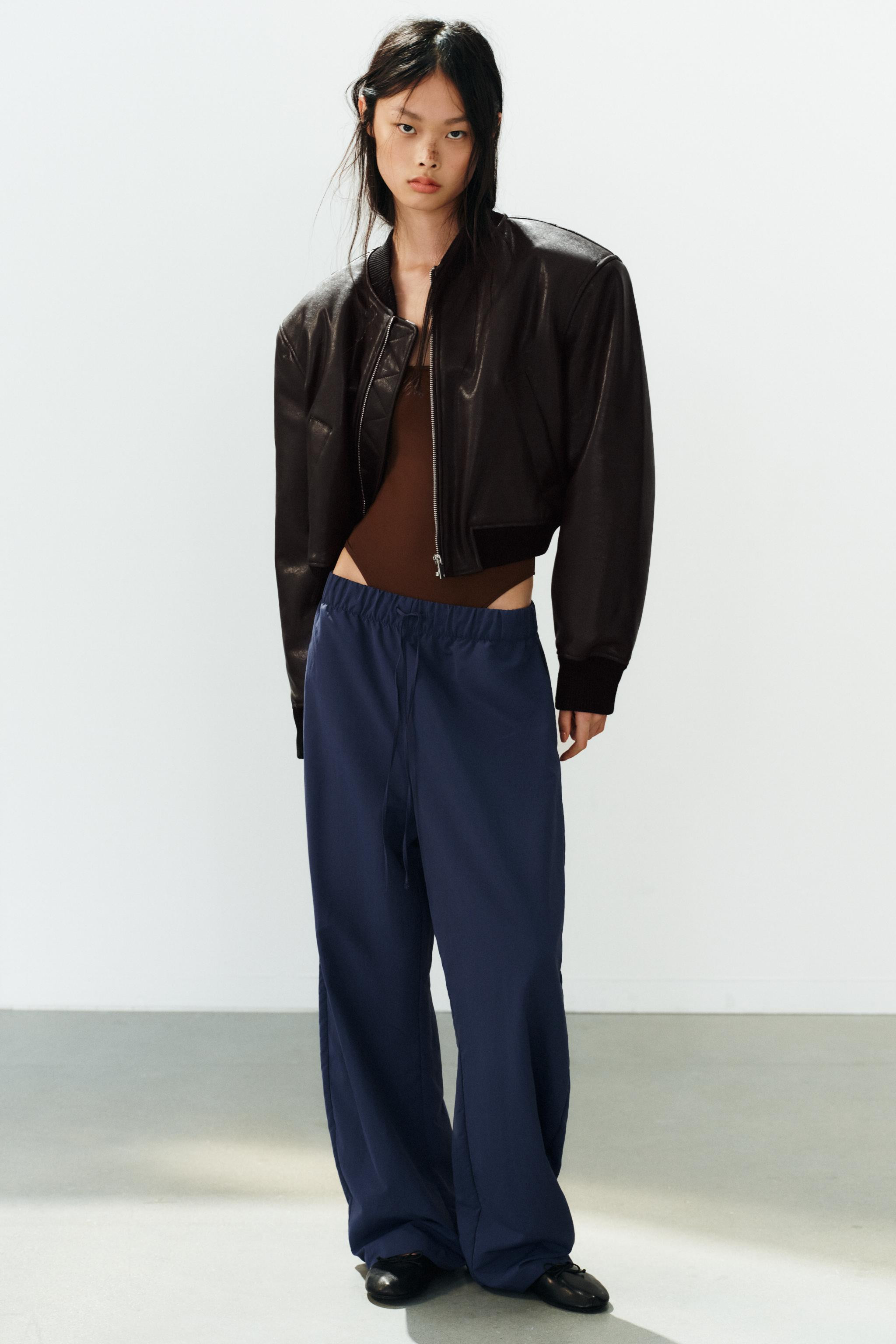 FAUX LEATHER-EFFECT BOMBER JACKET | Zara US