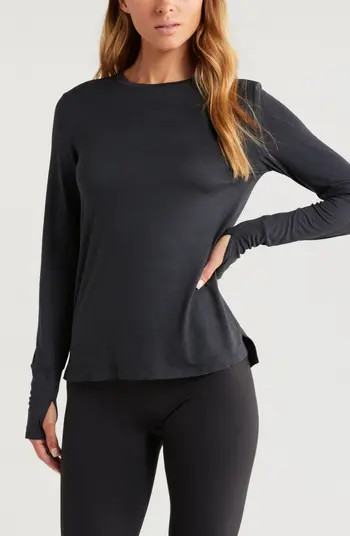 Zella Liana Restore Soft Lite Long Sleeve T-Shirt | Nordstrom | Nordstrom