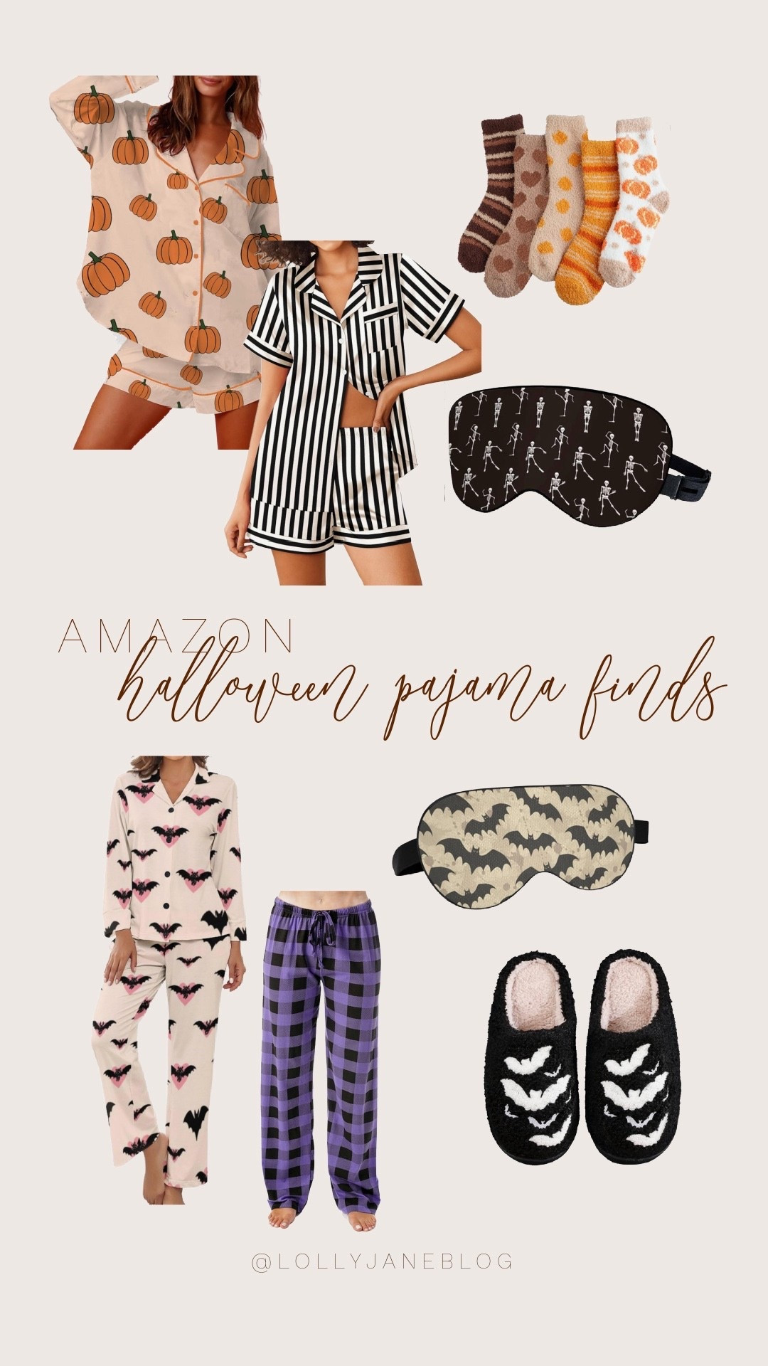Amazon Halloween pajama finds! 🦇🖤

Spooky season, but make it cozy 👻🖤 Amazon has the cutest Halloween pajama finds—from matching sets covered in festive prints to fuzzy slippers and even eye masks to complete the vibe. Whether you’re watching scary movies, handing out candy, or just living your best pumpkin spice life, these PJs are the perfect mix of comfy and cute. Halloween dreams, unlocked. 🎃✨
#AmazonHalloween #SpookySeasonStyle #HalloweenPJs #CozyAndCute #AmazonFinds #LTKHalloween #MatchingSetGoals #HalloweenVibes

#LTKHome #LTKStyleTip #LTKSeasonal