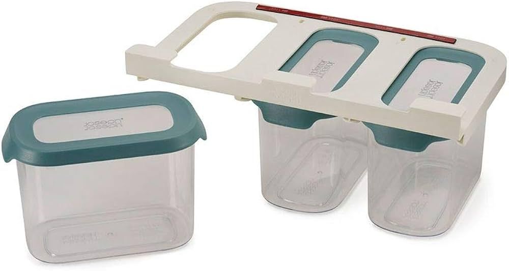 Joseph Joseph CupboardStore Airtight Easy Pour Food Container Set with 3M Tape Undershelf Storage... | Amazon (US)