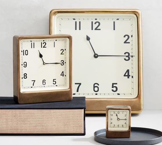 Anton Desktop Clock | Pottery Barn (US)