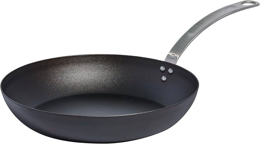 Made In Cookware - Seasoned 12" Blue Carbon Steel Frying Pan - (Like Cast Iron, but Better) - Pro... | Amazon (US)
