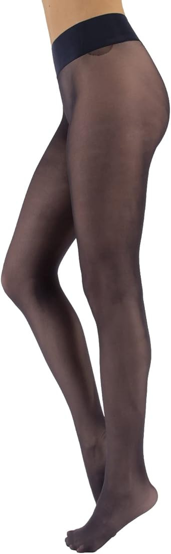 CALZITALY Seamless Sheer Tights with Comfortable Waistband, 15 Dernier Pantyhose | Amazon (US)