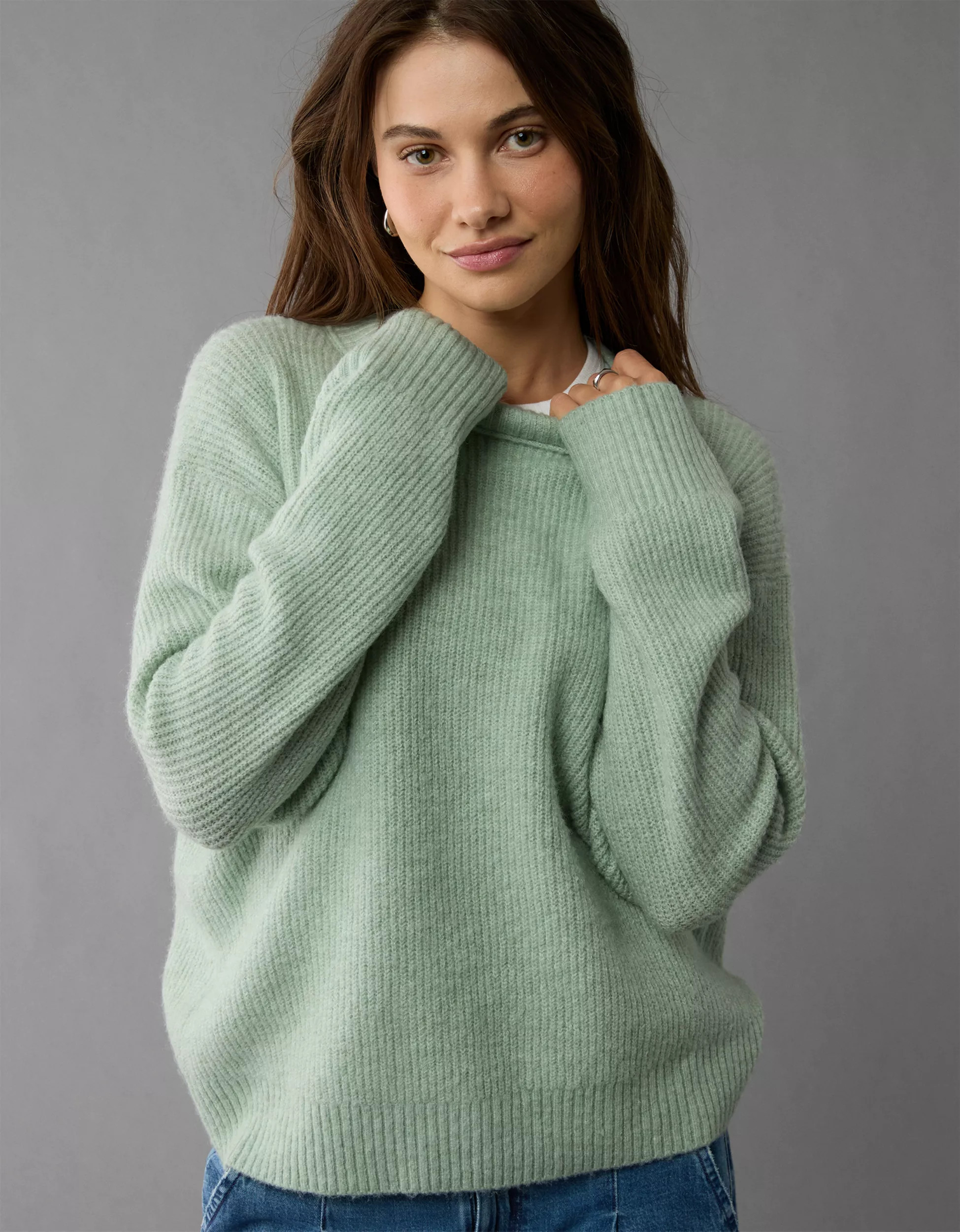 AE Whoa So Soft Crew Neck Sweater | American Eagle Outfitters (US & CA)