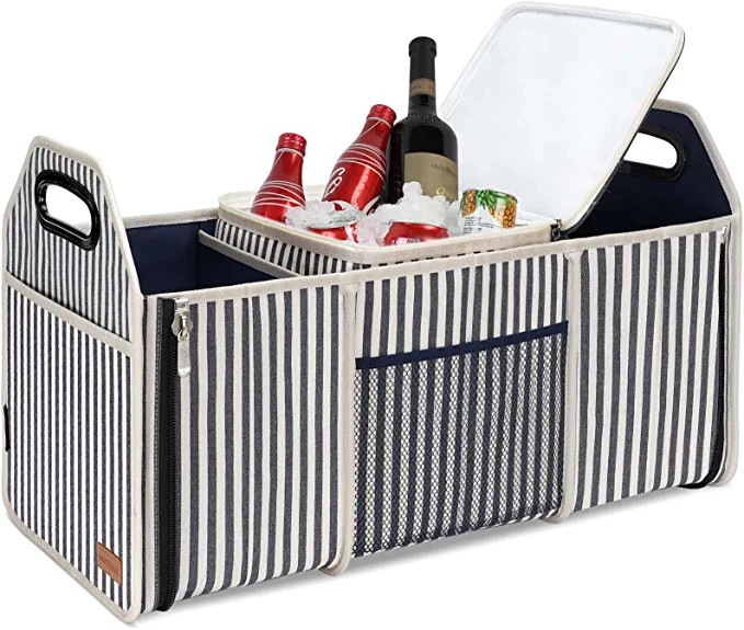 INNO STAGE Car Trunk Organizer with Insulation Cooler Bag, Foldable Collapsible Car Storage Bag P... | Amazon (US)