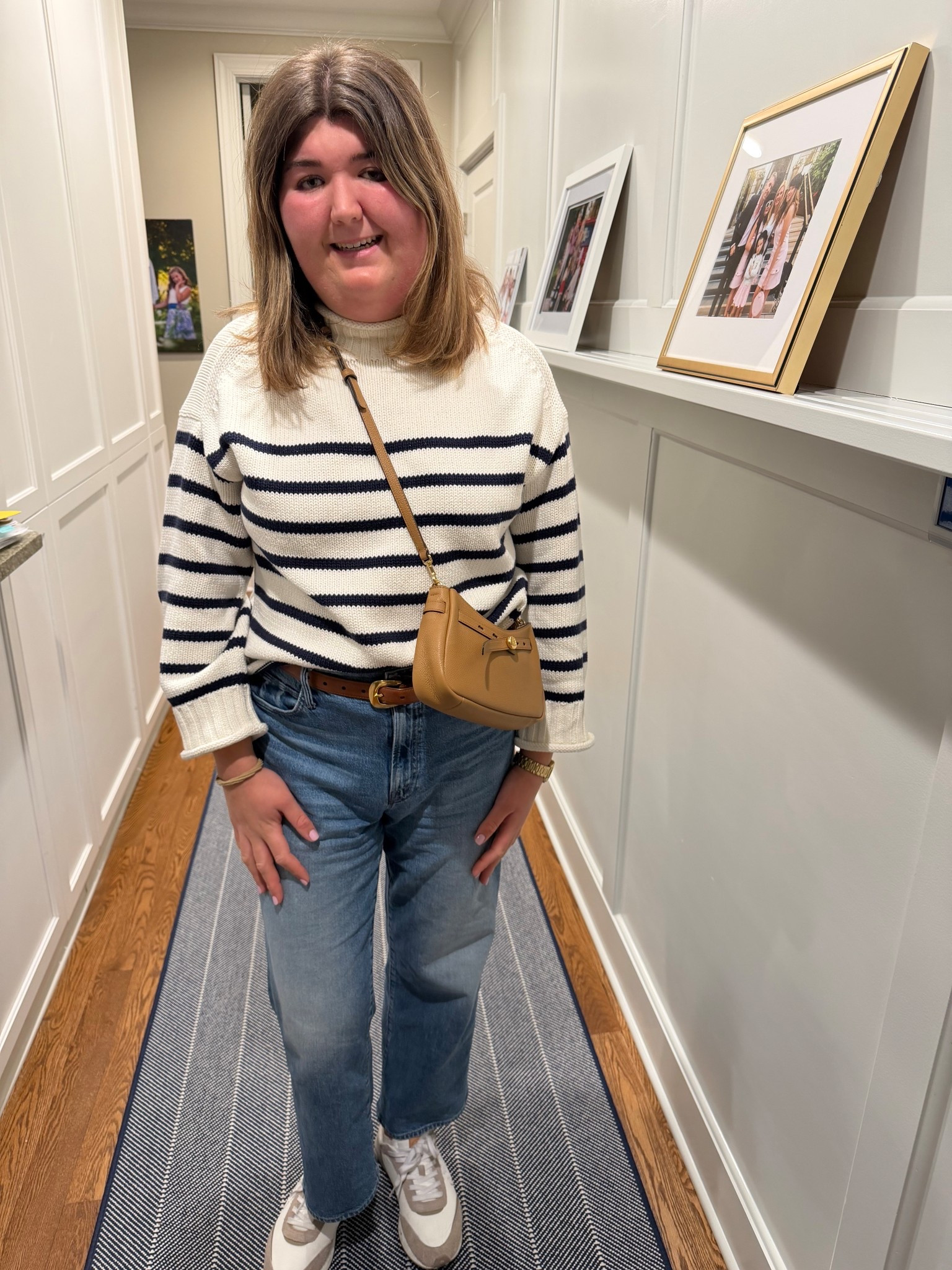 Teen Jcrew Viral Rollneck
Mother Jeans
Aritzia Viral Belt
Tory Burch super comfy sneakers 
Tory Burch Crossbody 

#LTKdayinmylife