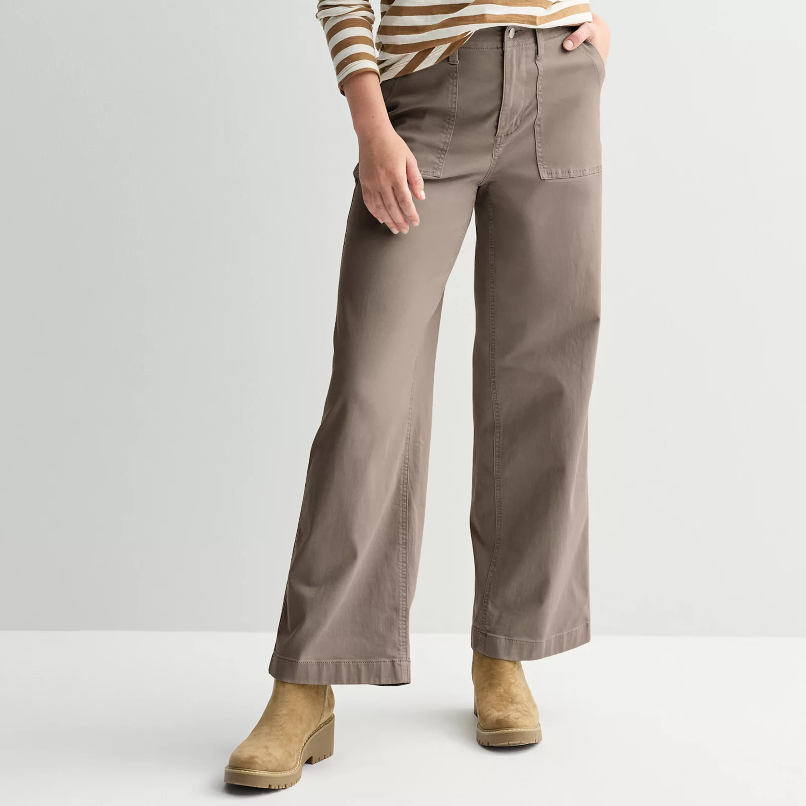 Women's Sonoma Goods For Life® Utility Wide Leg Pants | Kohl's