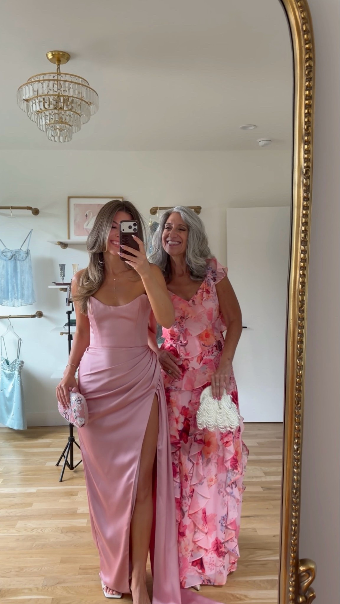 Mom and me wedding guest and formal event dresses! 💍✨

sizing:
i'm 5'4" and typically wear a small/2.
• brocade gown: 0
• white lace dress: xs

mom is 5'4" and typically wears a medium/6.
• strapless floral gown: 4
• pink flutter chiffon dress: 4
• penelope tiered dress: small

Wedding guest
Formal event
Black tie
Floral
Metallic
Pleated
Mother of the bride
Special occasion

#LTKootd #LTKSeasonal #LTKWedding
