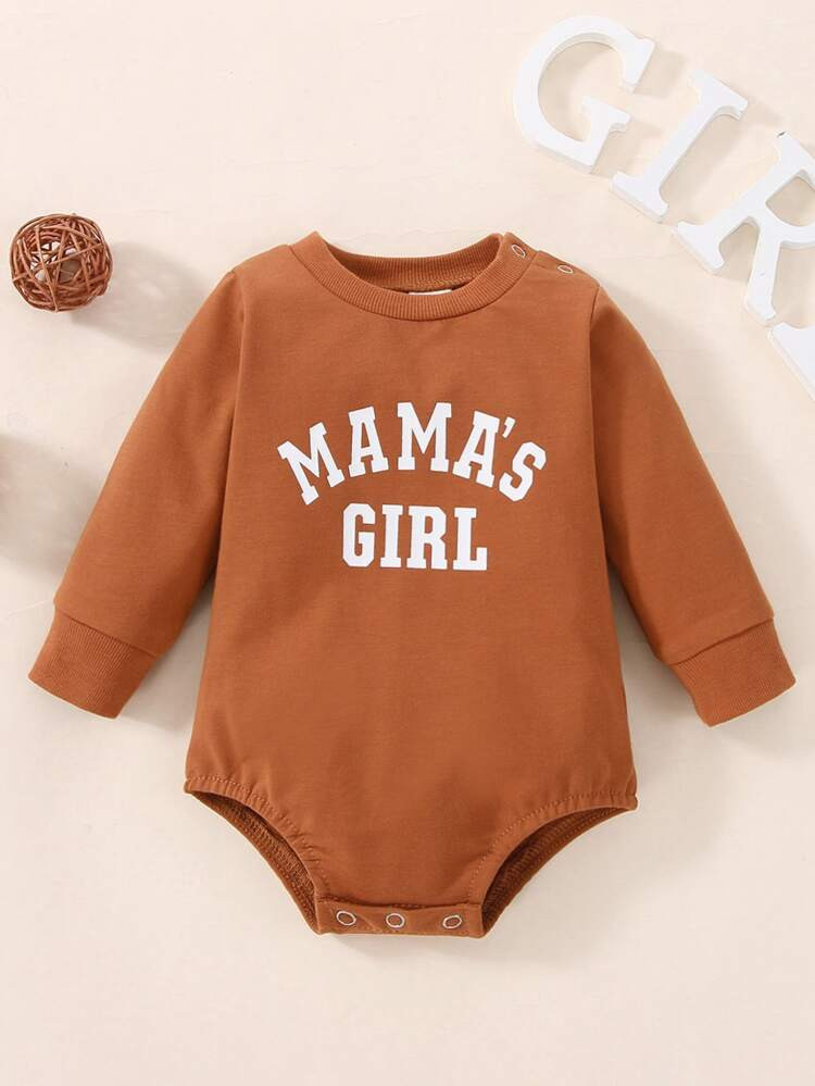 Baby Letter Graphic Bodysuit | SHEIN