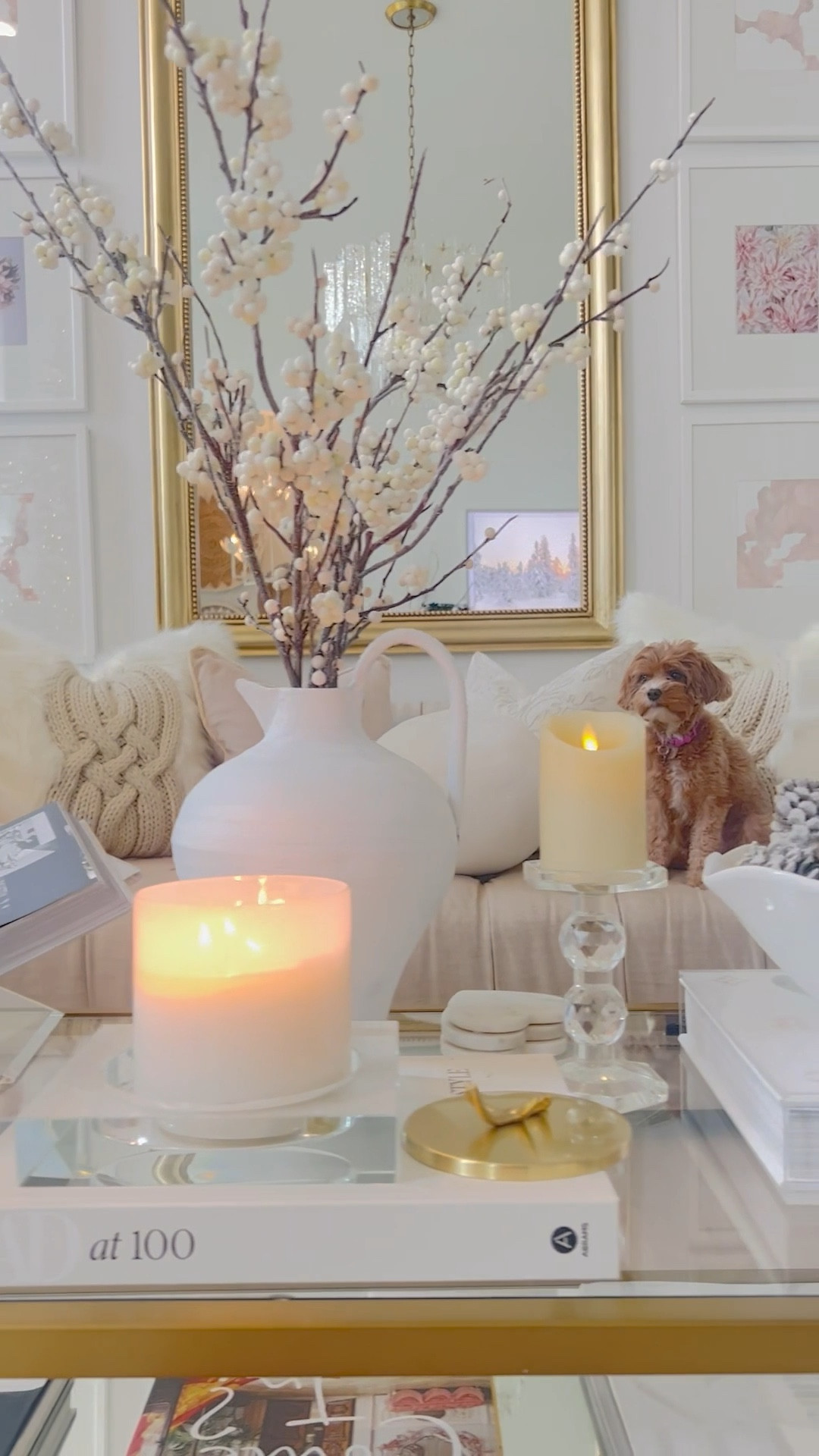 #potterybarn pillows, candle, berry branches, potpourri, and throw on sale

#LTKGiftGuide #LTKHoliday