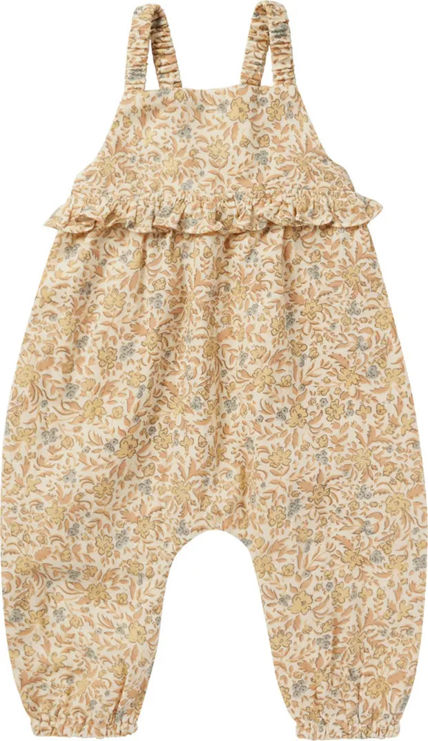 Rylee + Cru Kinsley Floral Ruffle Cotton Romper | Nordstrom | Nordstrom