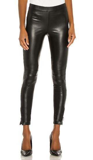 David Lerner Ankle Zip Legging in Classic Black | Revolve Clothing