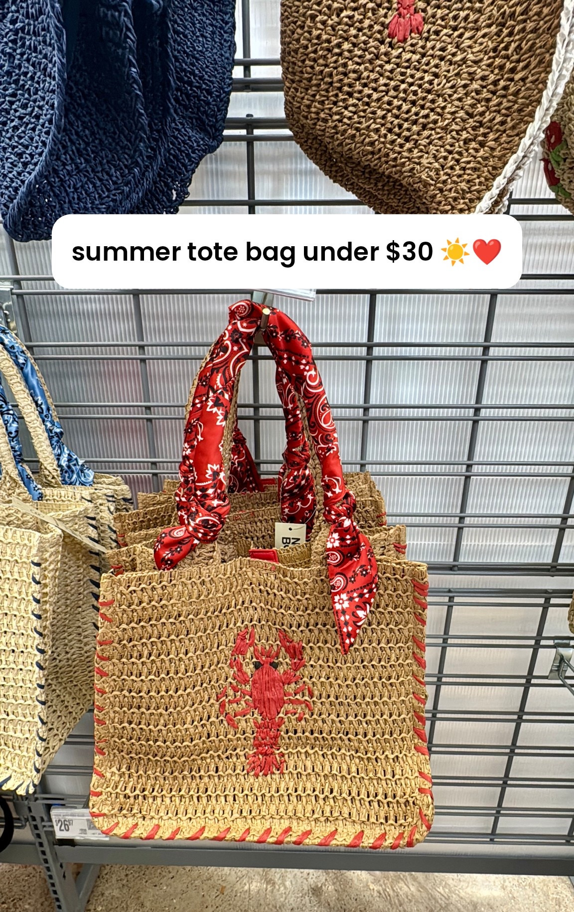 these straw handbags are PERFECT for summer!! & they’re under $30 👏🏼😍

Summer handbag 
Vacation must haves
Summer bag
Summer tote bag
Vacation outfit ideas
Summer vacation essentials
Beach vacation accessories 
Sardines 
Sardine hand bag
Trendy handbags for summer
Trendy purses
Purses for summer
Walmart new arrivals
Walmart fashion 
Walmart finds
Walmart deals

#LTKootd #LTKgrwm #LTKSwim