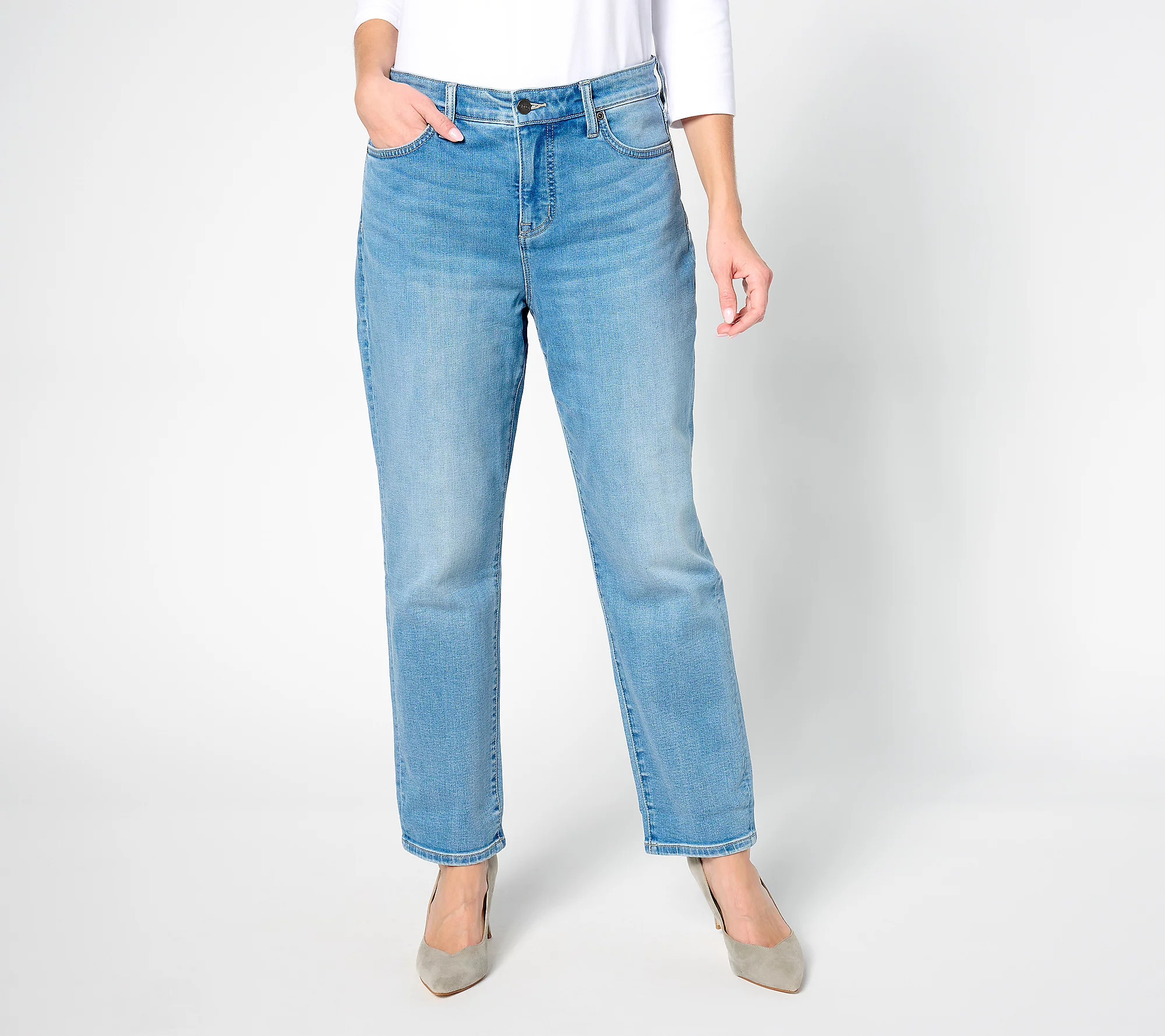 NYDJ Relaxed Boyfriend Jean - Blue Valley | QVC