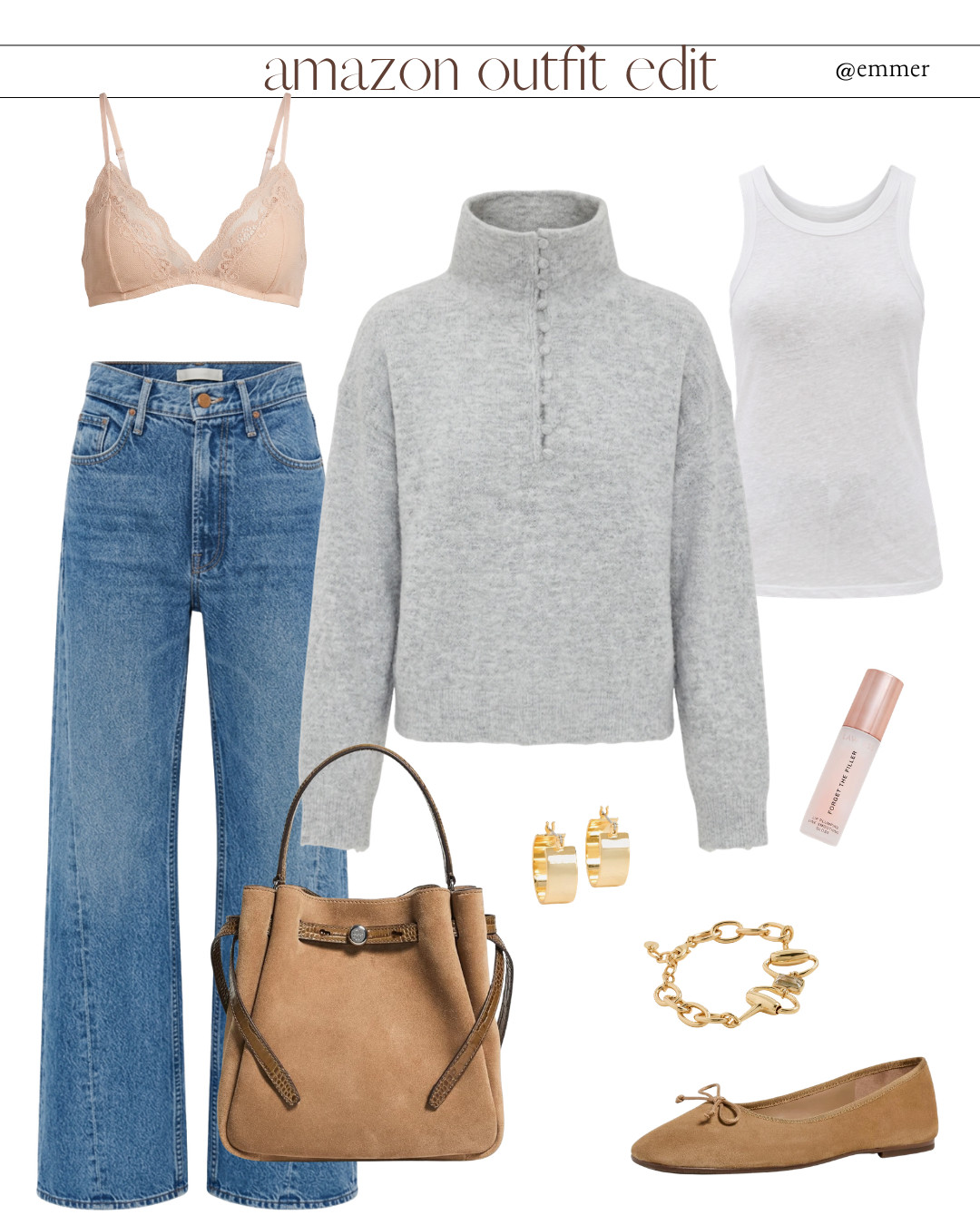 Amazon outfit idea 


jeans | gray sweater | pullover sweater | suede bag 

 #LTKootd #LTKSeasonal #LTKSaleAlert