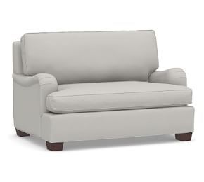 PB English Arm Upholstered Twin Sleeper Sofa with Memory Foam Mattress | Pottery Barn (US)