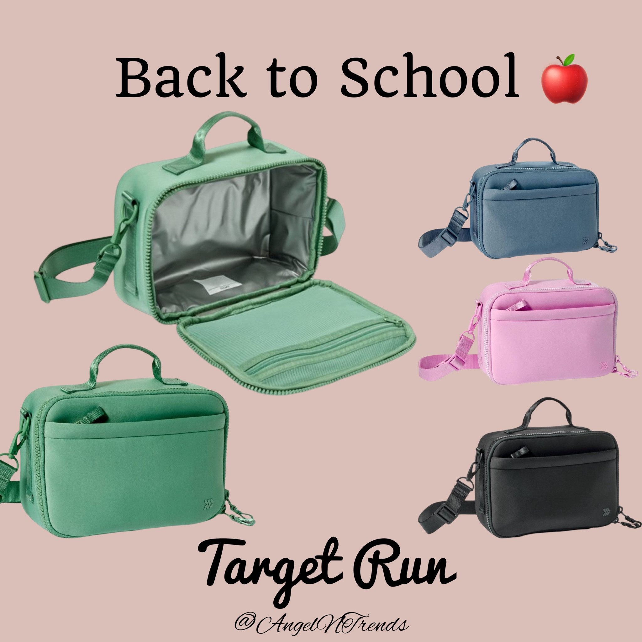 🍎Faux Neoprene Lunch Bag 
Under $15 🚨

#LTKSeasonal #LTKFamily #LTKBacktoSchool