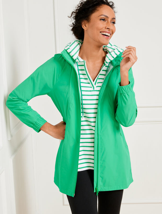 Hooded Water-Resistant Jacket | Talbots
